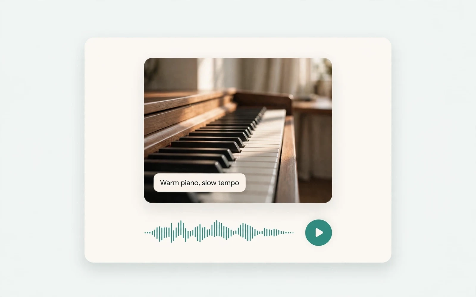 AI Music Generator example