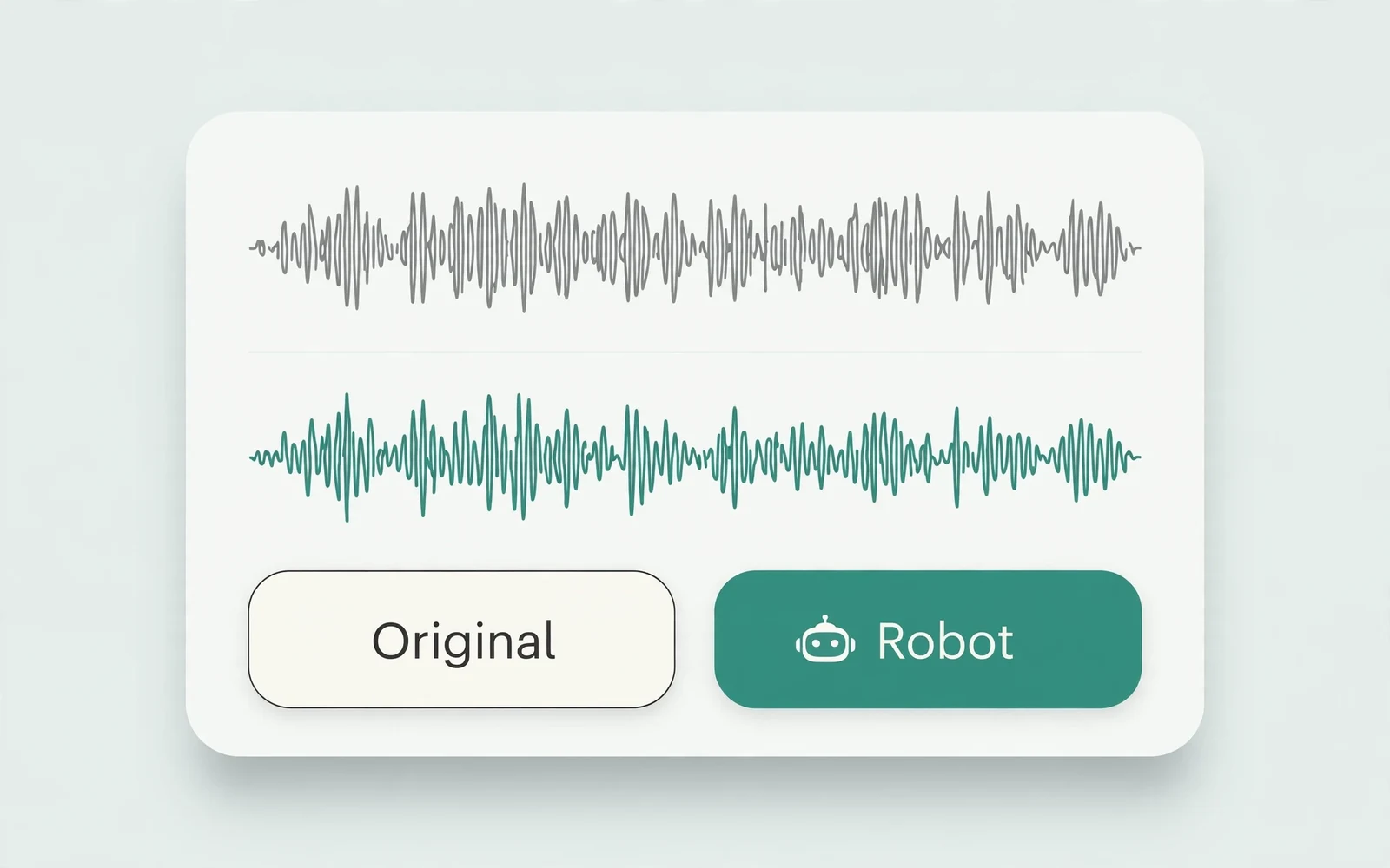AI Voice Changer example