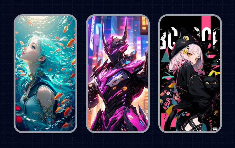 AI Wallpaper Generator example